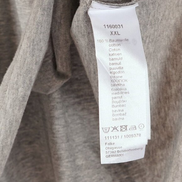FALKE Daily Natural Cotton V-Neck Tee - XXL - EUC - Picture 5 of 7